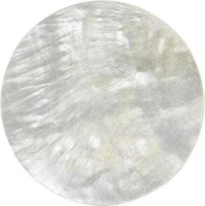 Quiges - Munthouder Munt 25mm Schelp Beige - EPRS018