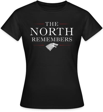 Game Of Thrones The North Remembers T-Shirt Dames