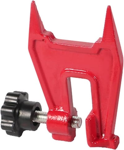 Kettingzaag Vijlstok - Zaag Slijper - Onderhoud Kettingzaag - Trillingsvrije Stabiliteit - ca. 125 x 65 cm - Rood
