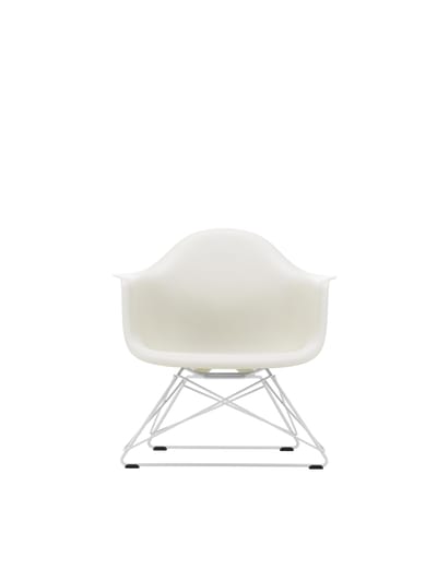 Vitra Outdoor Eames Plastic Chair LAR - kiezelsteen RE - kiezelsteen RE - wit
