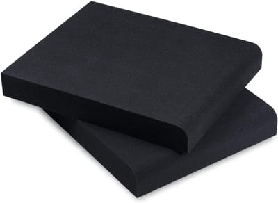 Akoestisch Schuim - Isolatiepads Monitor - Geluidsverbetering Studio - Hoge Dichtheid Schuim - 30x20x4.5cm - Zwart