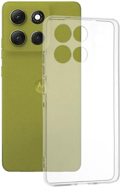 Hoesje geschikt voor Motorola Moto G86 - Techsuit Clear Silicone Back Cover - Transparant