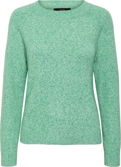 Vero Moda Trui Vmdoffy Ls O-neck Blouse Ga Noos 10201022 Bright Green/melange Dames Maat - XS