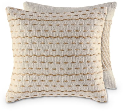 Luxe Sierkussenset van Katoen & Jute – 40×40 cm (Set van 2)