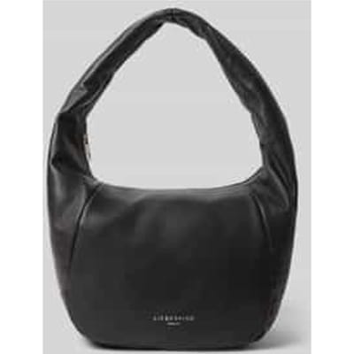 Hobo bag met labeldetail model 'FARRAH'
