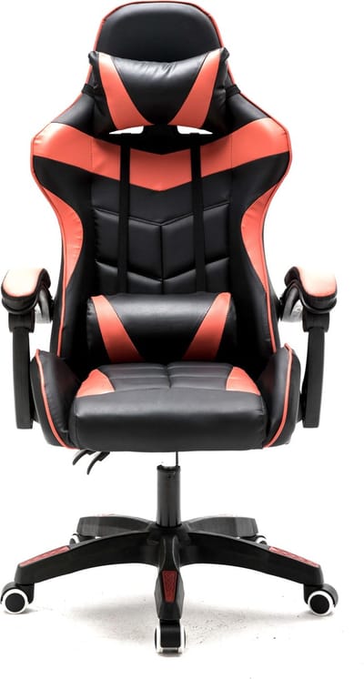 Gamestoel Cyclone tieners - bureaustoel - rood zwart