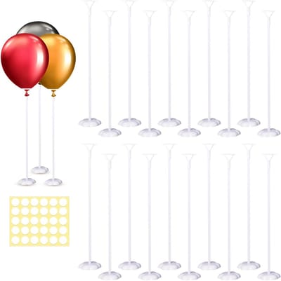 Set van 20 Herbruikbare Ballonhouders voor Feestdecoratie, Verjaardagsfeest, Bruiloft en Tafelversiering