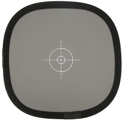 Dailygoods- Witbalanskaart 12 x 12 Inch - 2-zijdig Focusbord - Grijze Kaart - Draagtas - Geschikt voor digitale SLR Camera - Nauwkeurige Blootstelling