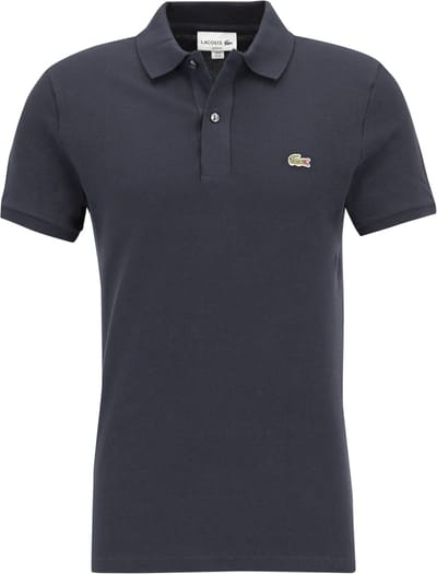 Lacoste Slim Fit polo - grafietgrijs