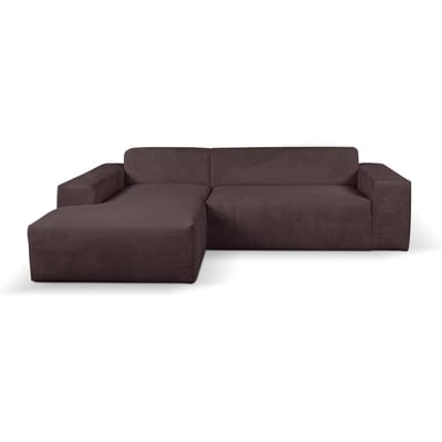 Hoekslaapbank Nina links ribstof | NADUVI Collection