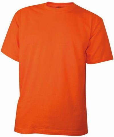 Benza T-shirt voor kinderen - EK/WK Voetbal oranje - Maat 140 = 9 - 10 jaar