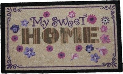 Hamat Deurmat Deurmat Sweet Home taupe - 45 x 75 cm
