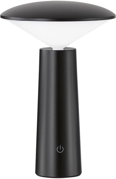 LED tafellamp tuinverlichting oplaadbare accu tafellamp voor buiten, dimbaar CCT schakelaar draaibaar IP44, 2W 200lm 3000K 4750K 6500K , DxH 14x21 cm