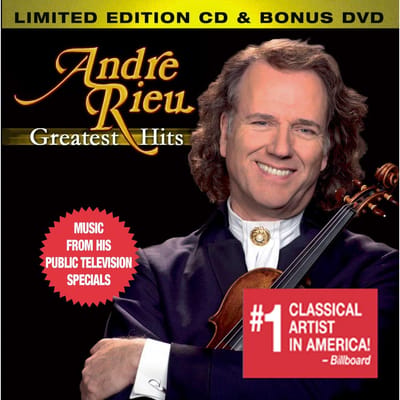 CD ANDRE RIEU - Greatest Hits (DVD bonus)  COZ17764 Non Japon ObiClassique Occasion brown