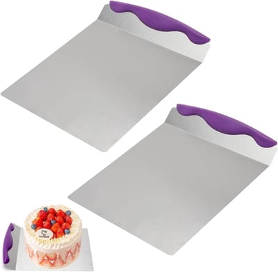 Cake Server Set van 2 Stuks, RVS Taartserver met Handvat, Ideaal voor Taarten en Pizza's, Perfecte Taartaccessoires voor Bakliefhebbers