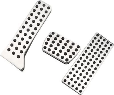 Pedaal Behuizing Set - Pedaal Covers - Veiliger Rijden - Roestvrij Staal Rubber - 1 Set - One Color