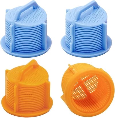 AGM73269501 Wasmachine Waterinlaatklep Filter Scherm Geschikt voor LG Kenmore Wasmachine, Inlaatfilterscherm Vervangen 1810261 AP5202486 PS3618281 EAP3618281-4 Pack Wasmachine Filter