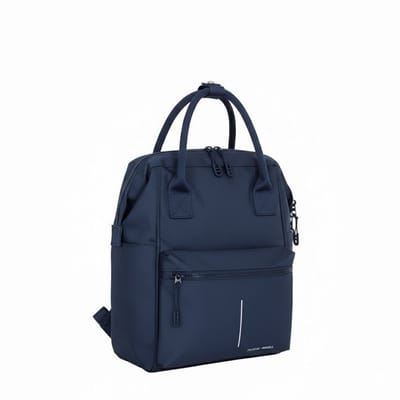 New Rebels Valor Weverly School / Werktas Rugzak - 9,5L – Stevig 900D Polyester - 4 Compartimenten Laptopvak 14” - Waterafstotend Velvet Navy