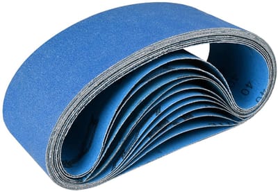 SolidKeus - Schuurbanden Set van 12 (75 x 533 mm, Diverse Korrelgroottes)