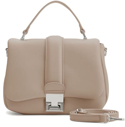 SEIDENFELT MANUFAKTUR Handtas Schoudertas Evje Top Handle Bag Light Sand Beige