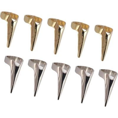 10 PCS Anneau de raie de cheveux Outil de sélection de cheveux pour Halloween Cosplay Sectionner les extensions de cheveux beige