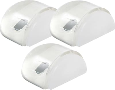 AMIG Deurstopper/deurbuffer - 3x - D42mm - zelfklevend - transparant