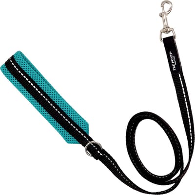 Tre Ponti Hondenriem Nylon met Mesh handvat 130 cm Groen
