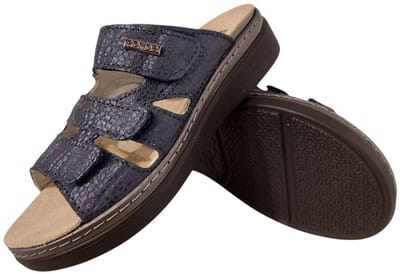 Rohde Dames Slipper - 5221-56 Donkerblauw - Maat 37