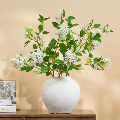 Zijden Bloemen Nep Bloem Boeketten voor Vaas UV-bestendige Realistische Bloemstukken Twig Planten Struiken voor Tafel Middenstukken Bruiloft Tuin Lente Decor