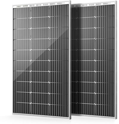200 Watt 12V Monokristallijn Zonnepaneel Hoog rendement voor Acculader Boot en Caravan