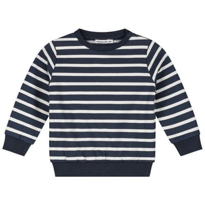 Prénatal baby sweater Dark Bluegrey 56 heren