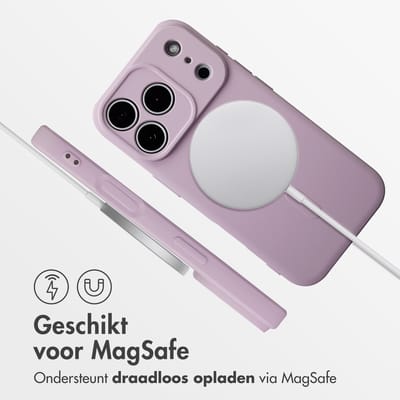 imoshion Hoesje - Geschikt voor Apple iPhone 17 Pro - Color Backcover geschikt voor MagSafe - Paars
