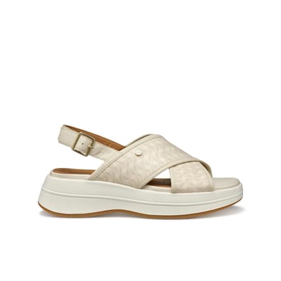 Geox Spherica Ecub-3 S Sandalen Beige EU 36 Vrouw