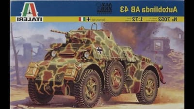 Modelbouw Voertuig - Kunststof Kit - Hobby Bouwen - Schaal 1:72 - 26 cm Verpakking - Ongelakt