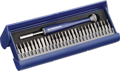 Promat precisie schroevndraaier set magnetisch 27-delig - 4000828142