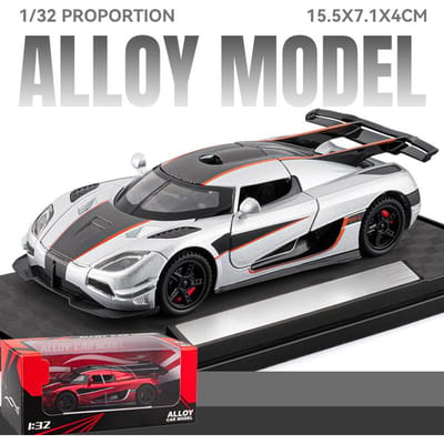 1:32 Knsg Eén 1 Eén-1 Miniatuur Speelgoedauto's Legering Diecast Modellen Huisdecoratie En Verzamelobjecten Hobby Display Ornamenten Vakantie