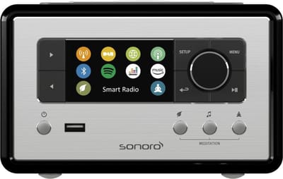Sonoro: Relax internetradio - Hoogglans zwart