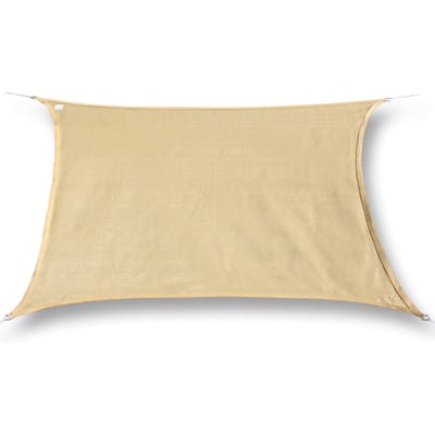 Hanse® Schaduwdoek rechthoek waterafstotend 2,5x3 m zonnedoek zand