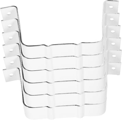 Afvoerpijp Bevestigingsband - Gootklem Regenpijp - Dakgoot Reparatie - Eenvoudige Installatie - 16.5 cm - Wit