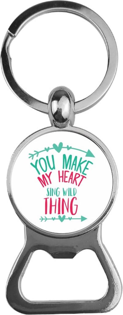 Bieropener Glas - You Make My Heart Sing Wild Thing