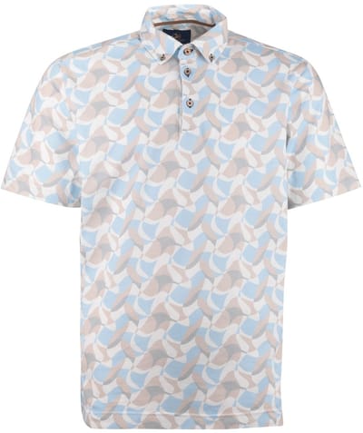 Eden Valley poloshirt korte mouw lichtblauw