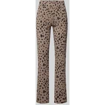 slim fit legging van katoenmix model 'LEO REHMAA'
