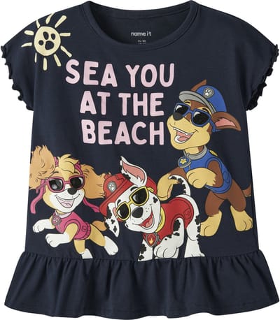 NAME IT - NMFMINA PAW SS NREG TOP CPLG - Meisjes - T-shirts