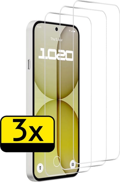 Screenprotector - Geschikt voor Nothing Phone (4a) - 3 Stuks - Extra Sterk - Beschermglas - Gehard Glas - Tempered Glass - Screen Protector