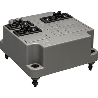 ABB 3640 Afdekking GST18 2x3P 1x4P Gerecycled Plastic - 1SPA007130F9710