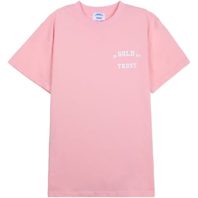 In Gold We Trust The Pink Teepink Size: L | T-Shirts Outlet | Unisex | Roze