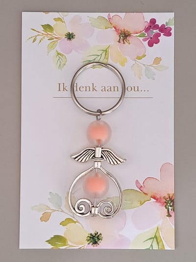 Geluksengel - Gelukengeltje - een Engeltje voor jou - A Pocket Hug - Beschermengel - Geluksengeltjes - Tashanger - Sleutelhanger - Beschermengeltje - Guardian Angel - Gelukspoppetje