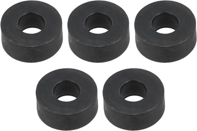 Schokabsorberende Pads - Trillingsdempers Rubber - Apparatuur Stabiliseren - Effectieve Vibratiecontrole - 5 Stuks 60mm - Zwart