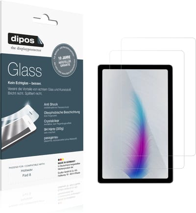 dipos – 2x Pantserfolie geschikt voor Hotwav Pad 8 | 9H Screenprotector