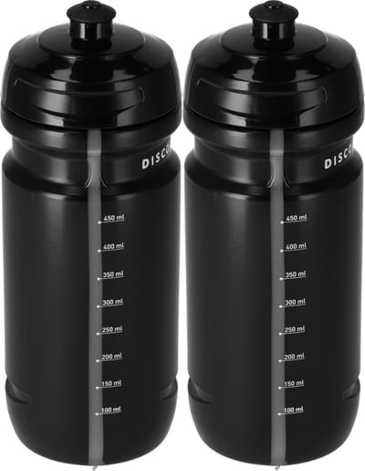 Bidon 600 ml Fiets 2 stuks - Lichtgewicht Sportfles BPA-vrij - Fitness Waterfles - Geschikt voor Alle Bidonhouders - Vaatwasbestendig - Shakebeker - Duurzaam & Recyclebaar - Compact & Sterk